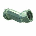 Halex Offset Connector, 3/4 in, Zinc 03907